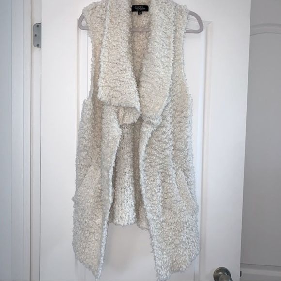Nordstrom Coffee Shop Faux Fur Vest - Picture 1 of 7